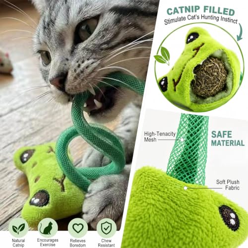 7 Pcs Interactive Catnip Toys & Silvervine Chew Sticks for Cats/kitten - color: 7 Packs