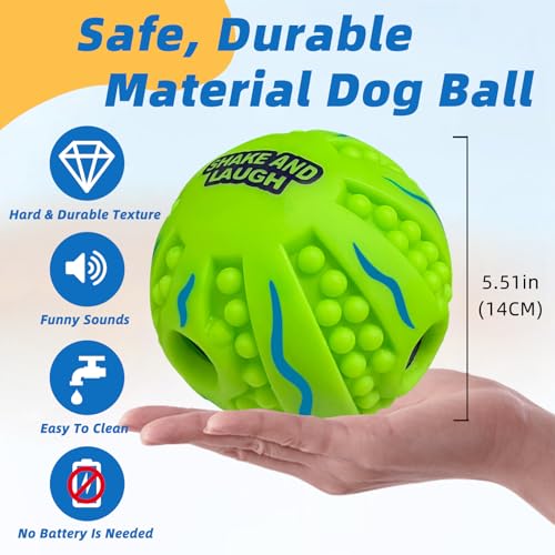 Spiky Interactive Dog Toys Ball, Wave, XL, 5.51 in (14 cm) - color: Spiky, Wave, size: XL 5.51 in (14 cm)