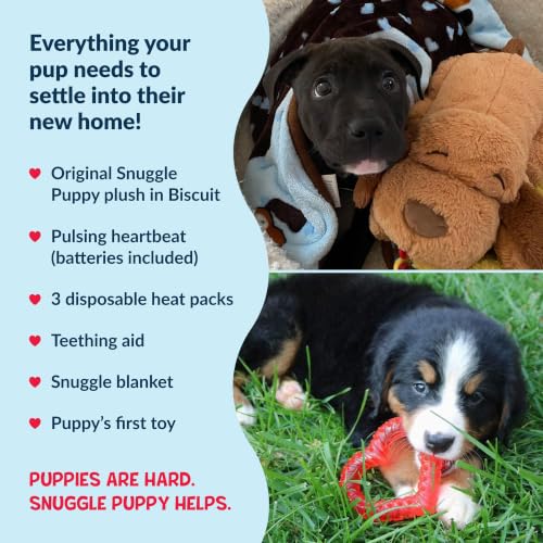 Snuggle Puppy Essentials Starter Kit, Heartbeat Toy & Blanket - Pink - color: Pink
