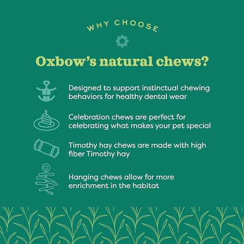 Oxbow Crazy Hay Ball, Rabbit & Guinea Pig Toys, Bunny Enrichment Toys - color: Khaki / Brown, size: .06 LB