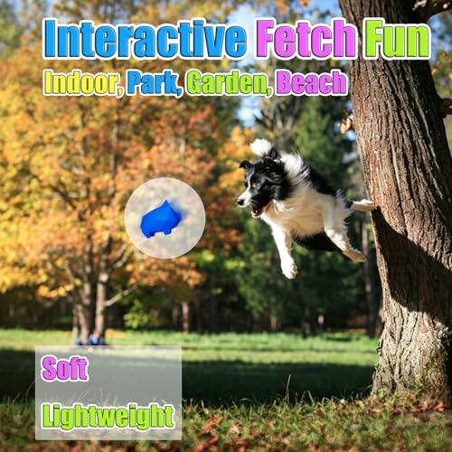Latex Squeaky Dog Toys for Small & Medium Dogs 2-Pack, 3.9x2.5x2.5''