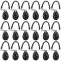 Frienda 18 Pcs Dog Training Clicker with Wrist Strap for Pets, Black - color: Black