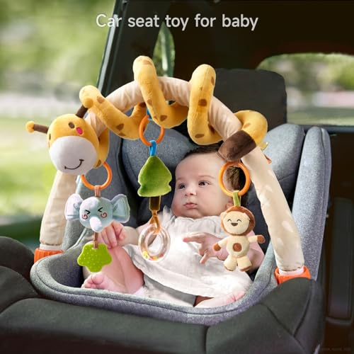 TUMAMA Baby Stroller Arch Toy,Portable Baby Mobile, Infants 0-12 Months - style: Spiral+Arch