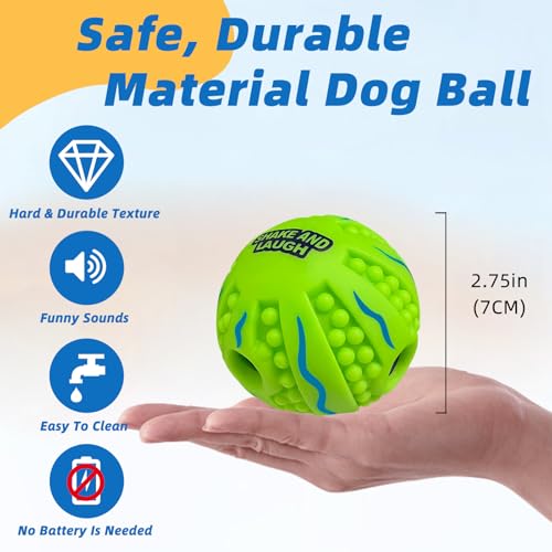 Spiky Interactive Dog Toys Ball, Wave, XS, 2.75 in (7 cm) - color: Spiky, Wave, size: XS 2.75 in (7 cm)