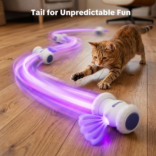 Interactive Cat Toys, Puppy Dog Toys - color: White