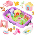 Carolart Pet Sensory Bin, Dog & Cat Sand Box Play Sand Kit, Sensory Toys - style: Pet