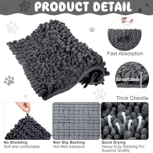 Amylove 4 Pcs Guinea Pig Cage Liner, 12 x 12 Inch, Dark Gray - color: Dark Gray, size: 12 x 12 Inch, style: Shaggy Chenille