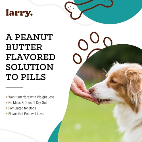 Larry Peanut Butter Pill Wrap Dogs Hide Medication Pockets 4.2 oz - size: 4.2 oz