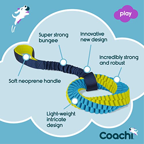 Coachi Tuggi Helix - Interactive Dog Toy for Tug of War & Play - style: Tuggi Helix