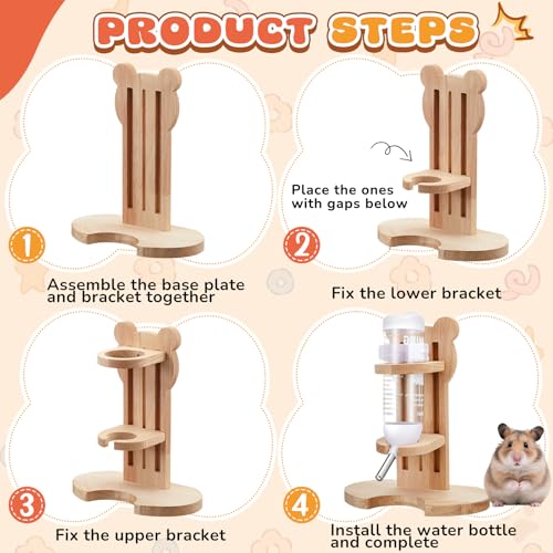 40 Pcs Hamster Cage Accessories Exercise Wheel,Fun Style - style: Fun style