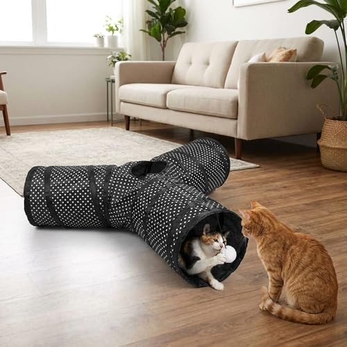 Cat Toy Tunnel Collapsible (Y) - size: Y
