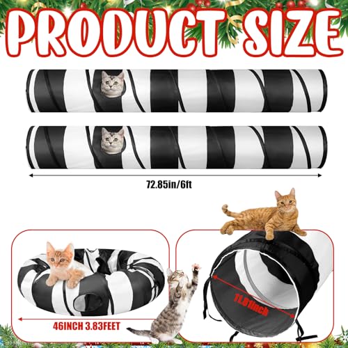 4' x 4' x 11.8'' Cat Tunnel Christmas Tree Skirt