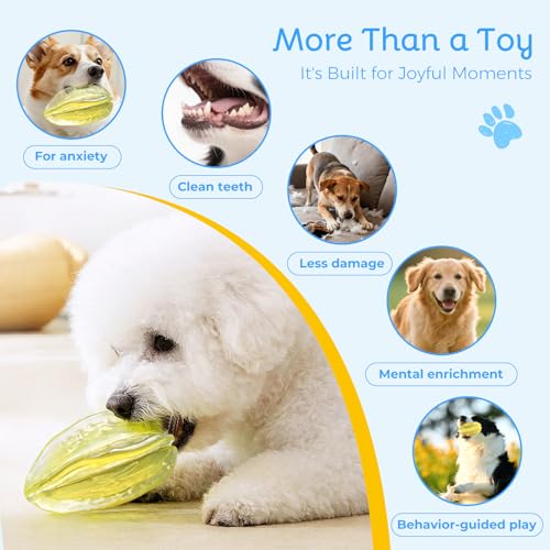 Ruffoo Soft Dog Chew Toy for Puppy Teething, Gum-Massaging & Freezable