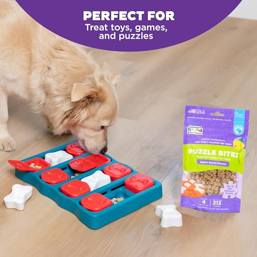 Outward Hound Nina Ottosson Puzzle Bitez Dog Treats, Apple Bacon, 7.5 oz - size: 4.69 Pound (Pack of 1), style: Apple Bacon