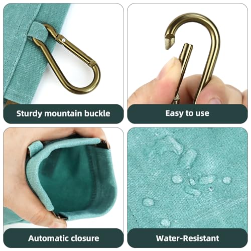 1 Pcs Pocket Pet Training Pouch,Dog Treat Pouch (Cyan) - color: Cyan