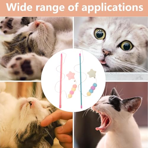 Cat Wand Toy Interactive, 2 PCS