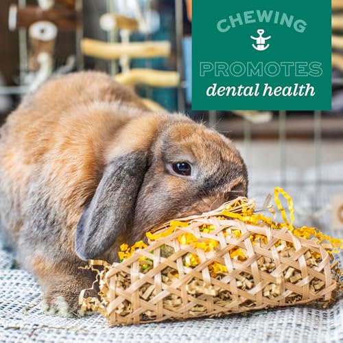 Oxbow Timbells, Rabbit Toys & Guinea Pig Chew Toys, Timothy Hay Bunny Chew - size: .1 LB