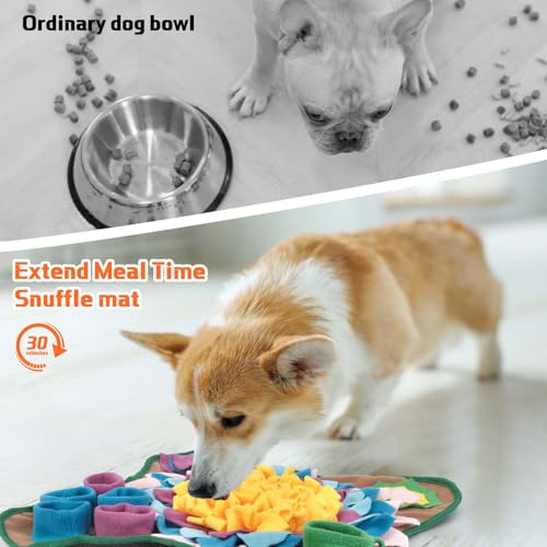 Yummy Sam Snuffle Mat for Small Medium Dogs Nose Smell Training, Grey - color: Grey