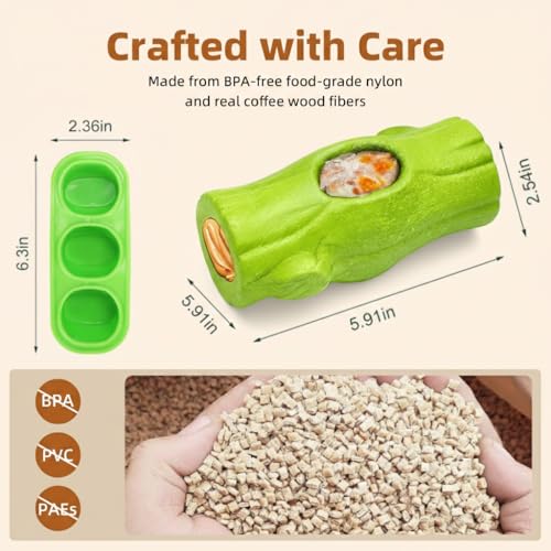 2 Pack Dog Toys for Aggressive Chewers Yellow & Green - color: Yellow & Green