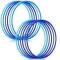 Libima 16 Pcs Toy Hoops for Kids - color: Gradient Blue, size: 28 Inch