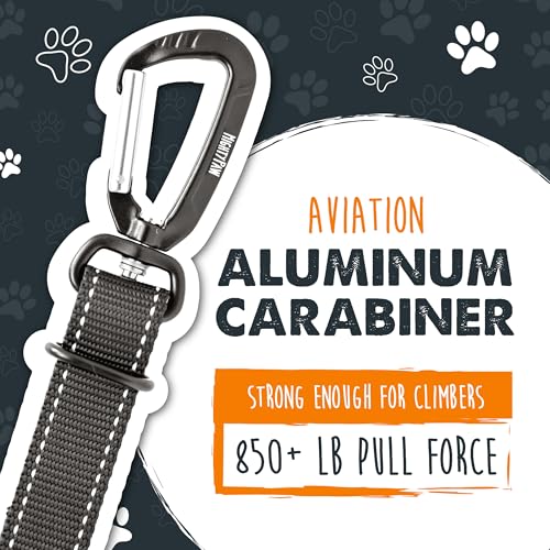 Mighty Paw Dog Seat Belt for Car, Heavy-Duty Aviation Aluminum Carabiner - style: Buckle Attachment (Most Popular)