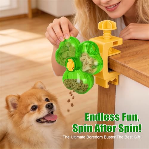Dog Slow Feeder, Interactive Dog Puzzle Feeder for Enrichment - color: Green