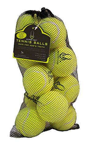 Hyper Pet Tennis Balls for Dogs, 12 Pack 2.5 Inch with Mesh Bag, Durable - color: Green, size: Regular 2.5" - 12 Pack