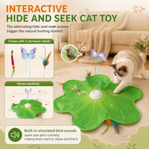 Cat Toy, Interactive Cat Toy, Cat Toys Interactive - color: green