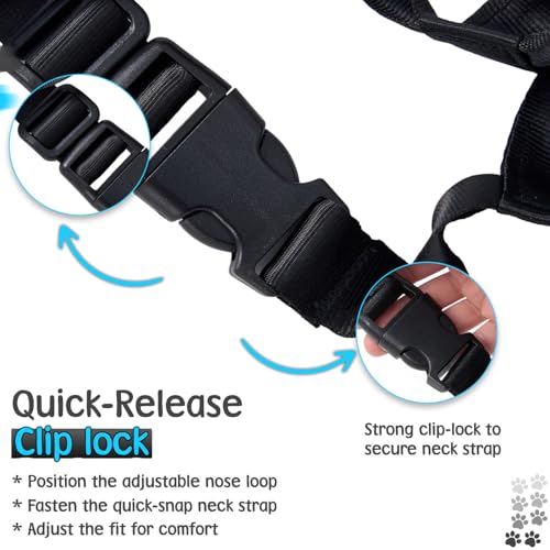 Gentle Leader for Dogs + 2X Free Training Clicker - Essential Gentle Leader - size: XL