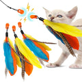 Cat Amazing Snatch Feathers Replacement Pack - 3 Magnetic Feather Attachments for The Snatch Magnetic Wand - Cat Toy Feathers – Cats Can Really Catch! - style: Snatch Feather Attachment 3-pack
