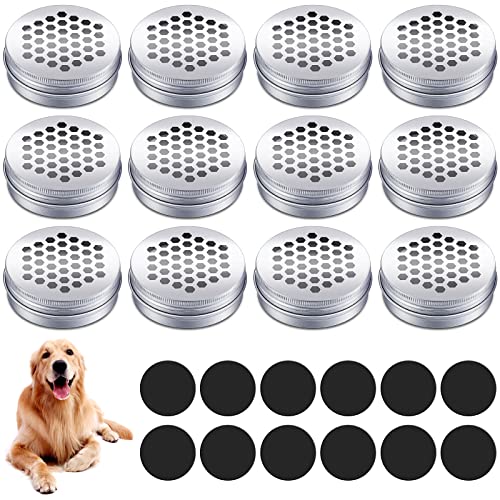 Oudain 12 Pack Dog Scent Work Tins, Hexagon - style: Hexagon