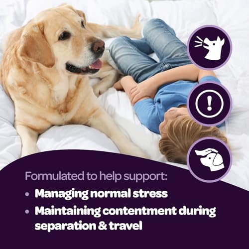 Calming Chews for Dogs | Herbal Dog Calming Chews for Anxiety from Normal and Occasional Stressors Including Separation Storms Grooming & Travel | NASC Certified & Made in The USA | 90 Count - size: 90 Count