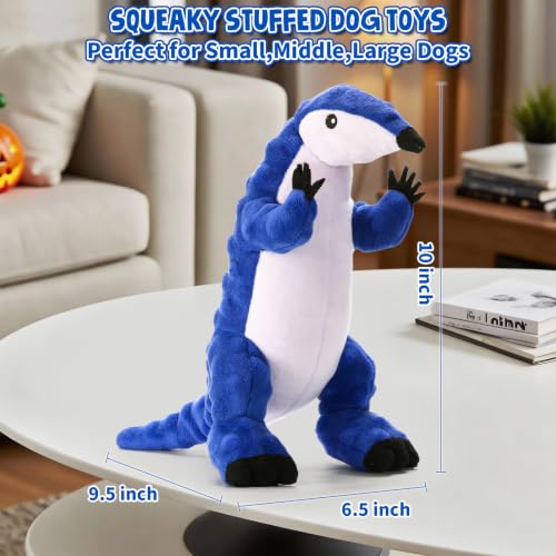 loncoldy Plush Chew Toys for Dogs Tough Squeaky Dog Toys Stuffed Animals Plush Dog Toy for Puppy Small Medium Dogs to Keep Them Busy