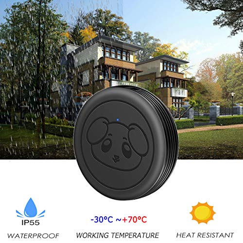 Dog Door Bell, Wireless Doggie Doorbells for Potty Training, Door Bell for Dogs to Go Outside, Dog Bells with 1 Receiver and 2 Waterproof Transmitters - color: Black, size: 1 Receiver + 2 Transmitters