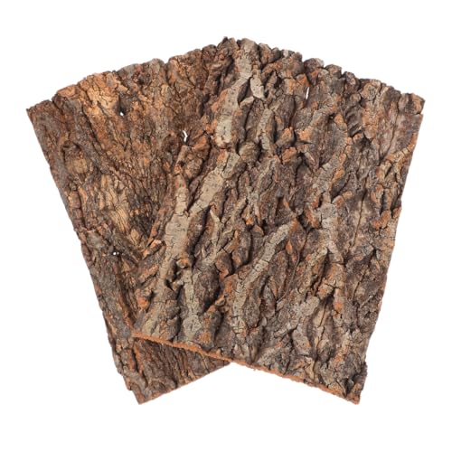 Zerodeko Reptile Tree Bark Terrarium Decor 2 Pack 11.79X7.86X0.79in