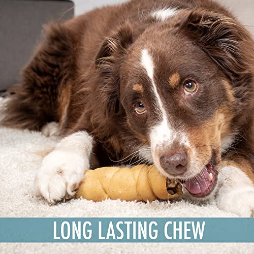 Wild Eats Water Buffalo Retriever Style Cheek Rolls Dog Chews, Pack of 5, 1.05lbs, for All Dog Breeds