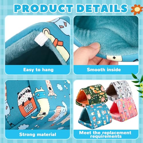Cinnvoice Guinea Pig Hideout Bed Washable House Cage, Wonder Tale, 7.9 in - size: 7.9 in, style: Wonder Tale