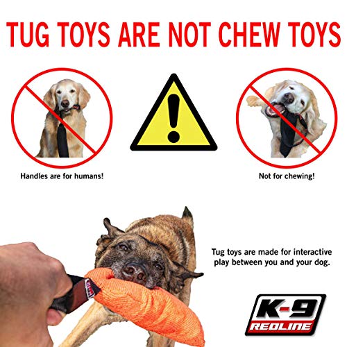 Real Sheep Skin Dog/Puppy Tug Toy Small Redline K9
