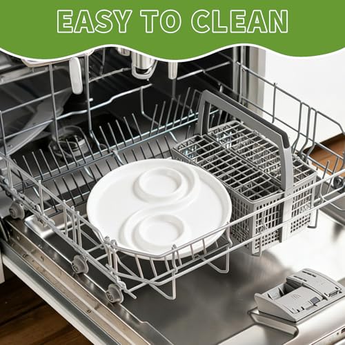 Ceramic Cat Slow Feeder,Shallow and Wide Opening Dish for Whisker Friendly