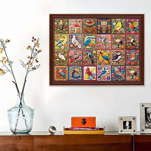 Puzzles for Adults 500 Pieces,Birds Jigsaw Puzzles 500 Pieces for Teens - color: Birds