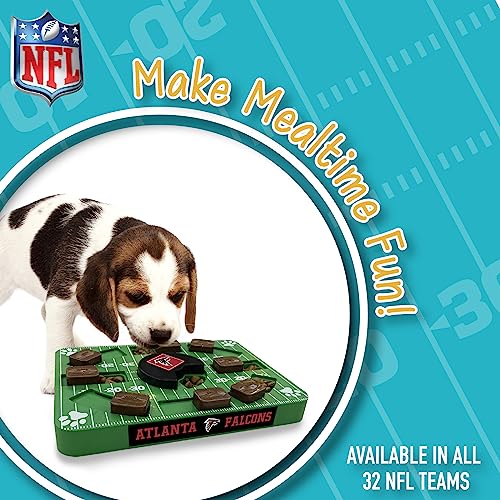 Pets First NFL Atlanta Falcons Puzzle Toy for Dogs, Slow Feeder Board for Pets, Interactive Doggie Treat Toy - color: ATLANTA FALCONS