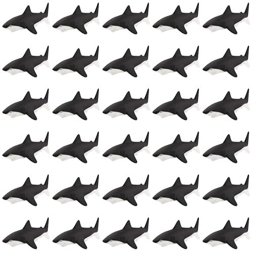 30 Pack Shark Erasers for Kids,3D Take Apart Animal Eraser Desk Pets for Boys Girls Classroom Prizes,Game Reward,Easter Egg Fillers,Back to School Supplies,Goodie Bag Stuffers,Party Favors - color: Shark, size: 30 PCS