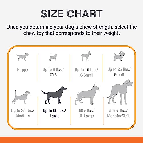 Nylabone Power Chew Knuckle Bone & Pop-in Dog Treat Toy & 30 Treat Refills - size: Large