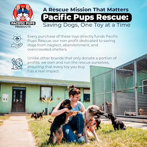 Pacific Pups Products Dog Chew Toys, Dog Toys Bulk, 18 Pack, Small/Medium - size: 18 Count, style: 18 Pack - Classic