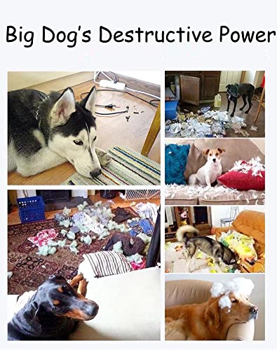 Extra Large Dog Rope Toys for Aggressive Chewers - Tug of War, Interactive, Heavy Duty, Outdoor, Medium to Large Breed Dog Chew Rope with Handle - color: yellow