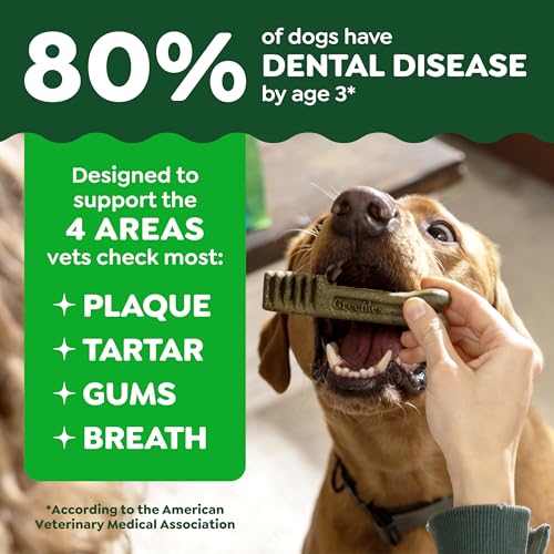 Greenies Large Natural Dental Dog Treats, Original Flavor, 8 Count - size: 8 Count (Pack of 1)