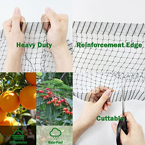 POYEE Bird Netting, 13x40FT Heavy Duty Garden Netting - size: 13x40FT