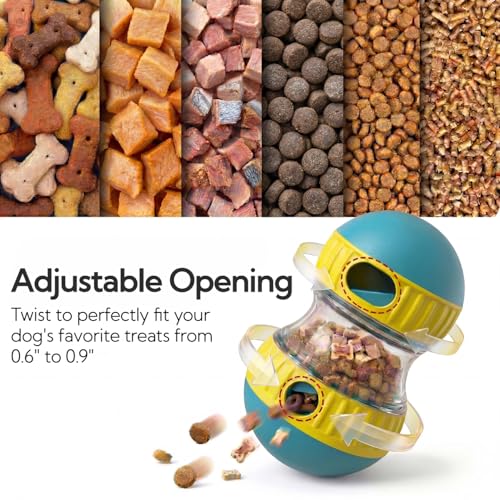 Interactive Dog Puzzle Treat Toys Enrichment Puppy Slow Feeder - color: Blue
