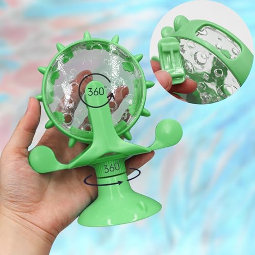 Oooct Bird Foraging Toys, Parrot Rotating Feeders, Bird Chewing Toys, Bird Enrichment Toys, Bird Cage Accessories, Suitable for Birds Parrots Parakeets Cockatiels Conures Lovebirds - color: Green