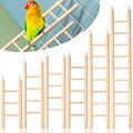 Kigeli 6 Pcs Bird Ladders for Cockatiels, Wooden Ladders for Bird Cages